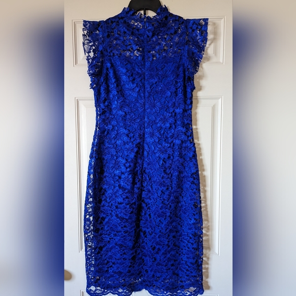 Blue Lace Dress size 10 - Picture 2 of 3